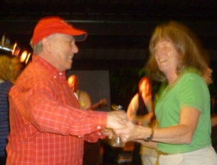 Steve and Bev dancing at the reunion